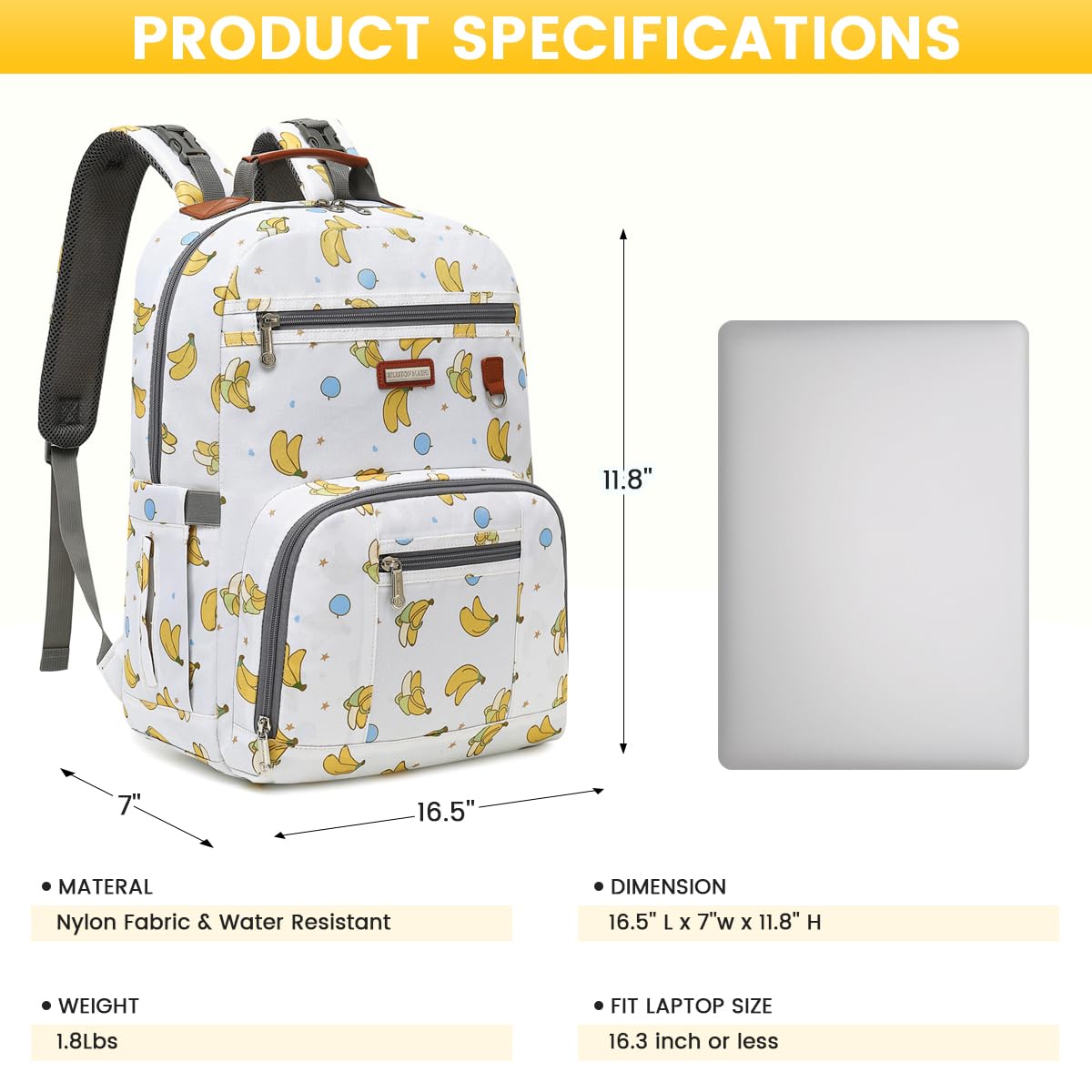 Diaper Bag Backpack, Large Baby Nappy Bags with Portable Changing Pad for Boys and GirlsMultifunction Travel Baby Bag for Moms Dads, Shower Gifts Waterproof and Stylish