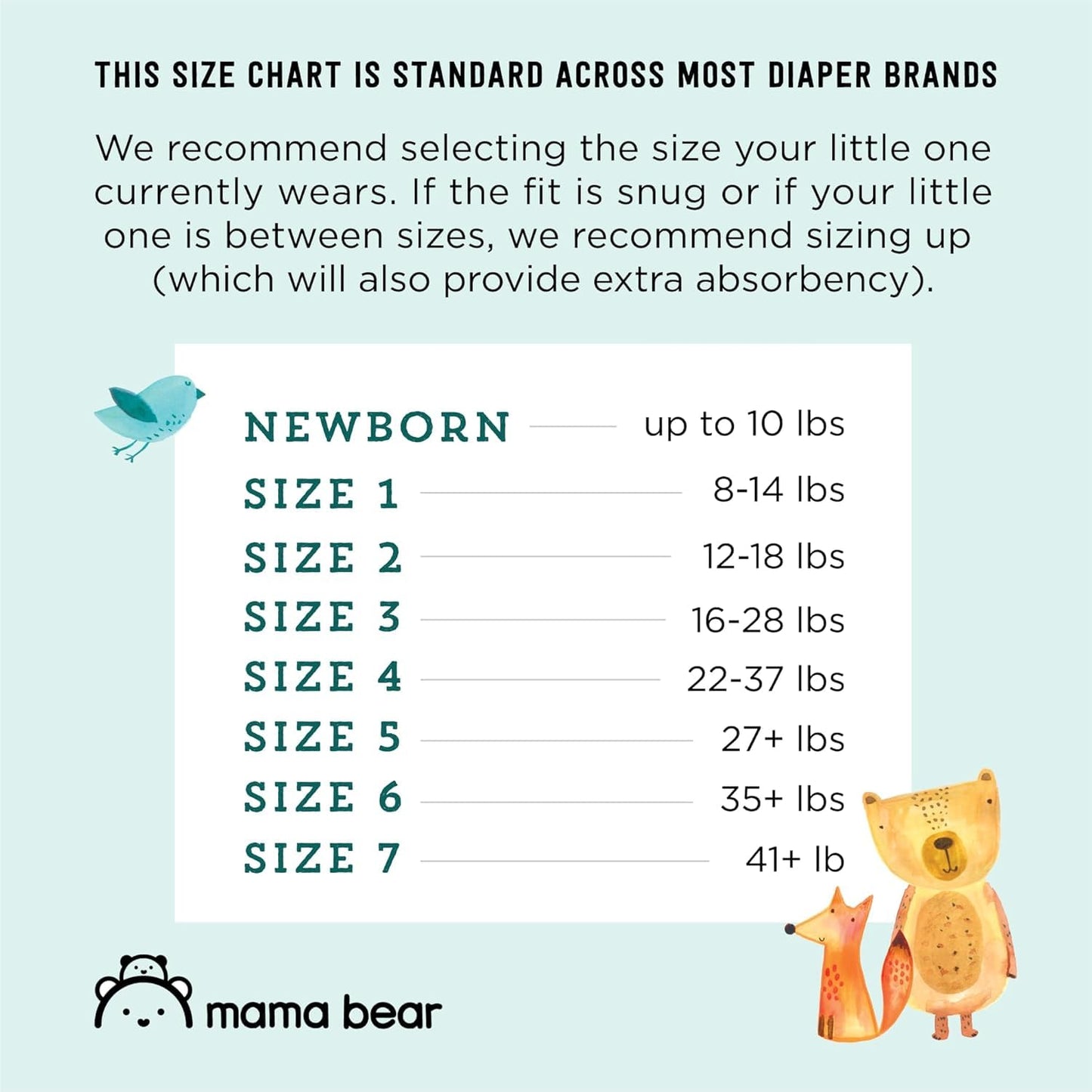 Amazon Brand - Mama Bear Gentle Touch Diapers, Size 1, 50 Count