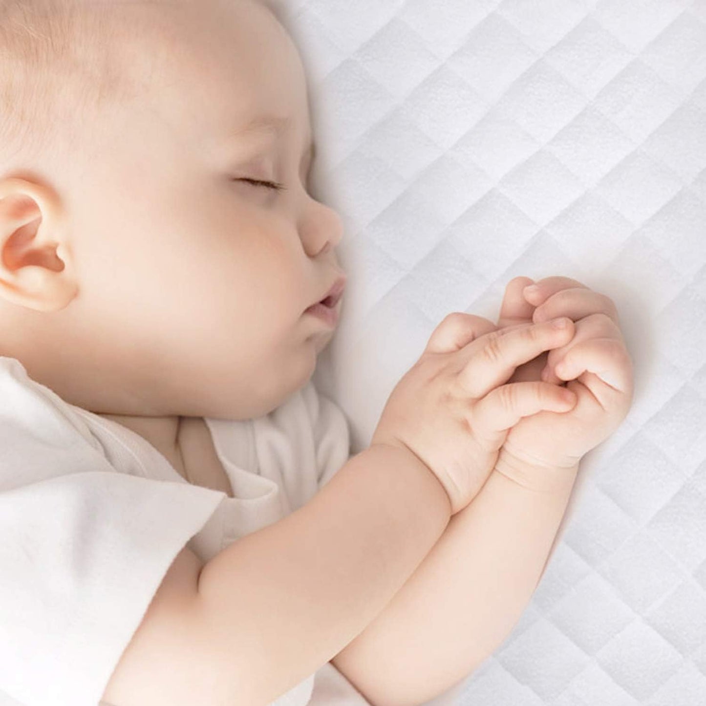 Bassinet Mattress Pad Cover Fit for AMKE 3 in 1 Baby Bassinet(35" X 20"), Ezebaby, TCBunny and Evolur Stellar Bassinet, 2 Pack, Waterproof, Ultra Soft Surface, Breathable and Easy Care