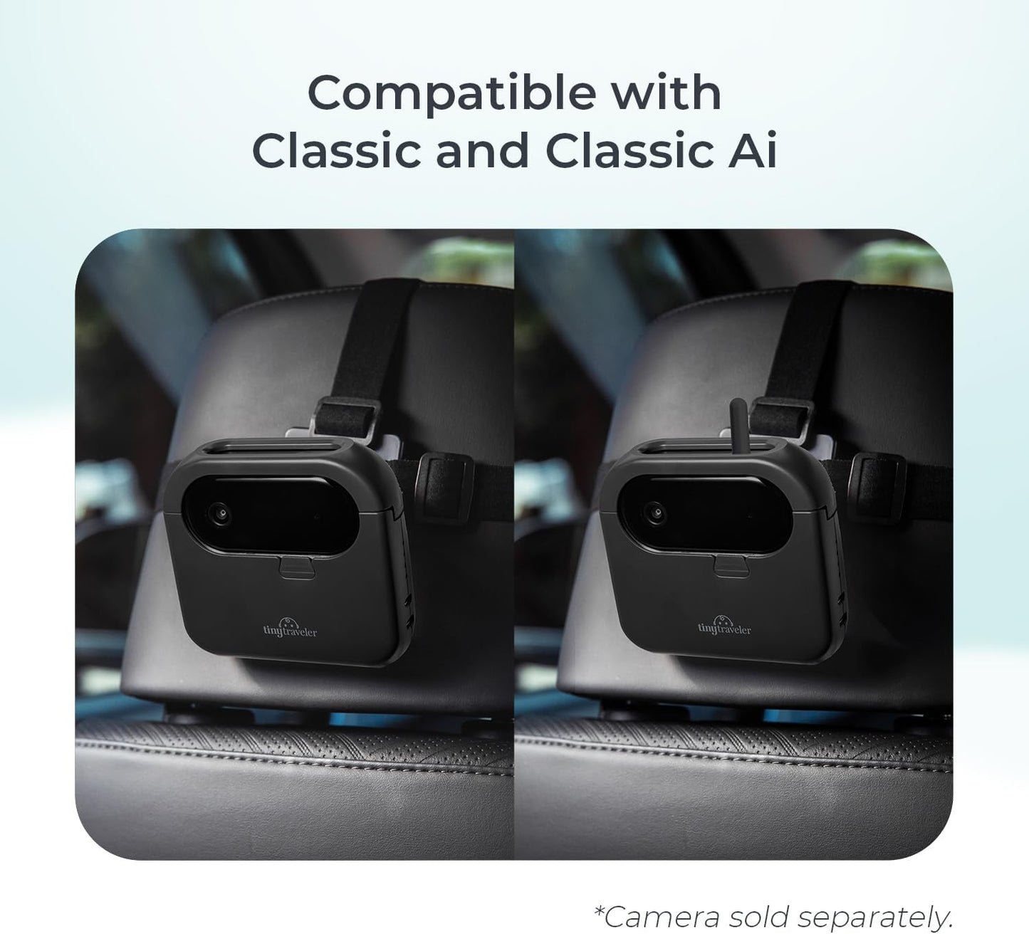 Tiny Traveler Portable Battery Cradle for Wireless Baby Car Camera, 5000mAh 8 Hours Rechargeable Battery Pack – Wireless & Charger, Compatible with Baby Monitors, Mobile Devices