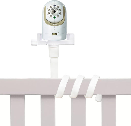 GUCHO Baby Monitor Mount for Crib, Compatible with HelloBaby HB65/HB40/HB6550/HB66/HB6339/HB6550 Pro,Infant Optics DXR-8/8 Pro,OKAIDI,Nanit Pro,Baby Monitor Flex Holder,Universal Baby Monitor Stand
