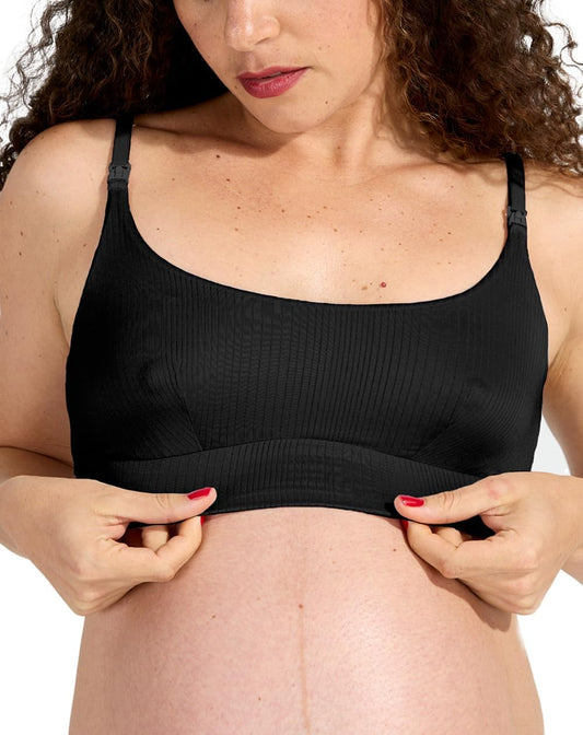 Bodily Everything Bra for Pregnancy, Nursing & Breastfeeding, Soft, Stretchy, Maternity & Sleep Bra with Nursing Access