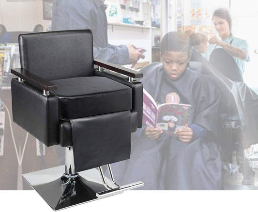 Salon Booster Seat Cushion for Hair Cutting, Hair Salon Leather Cushion for Styling Chair,Boat Booster seat for Driver, Barber Beauty Salon Spa Equipment