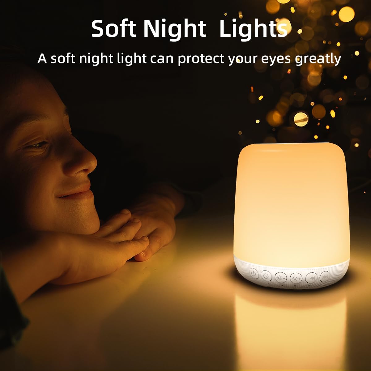 Night Light LED Touch Night Dimmable with 20 Levels of Brightness 4 Timer Rechargeable Battery for Bedroom Baby Nursery Living Room Home for Kids and Adult Breastfeeding Sleep Aid White