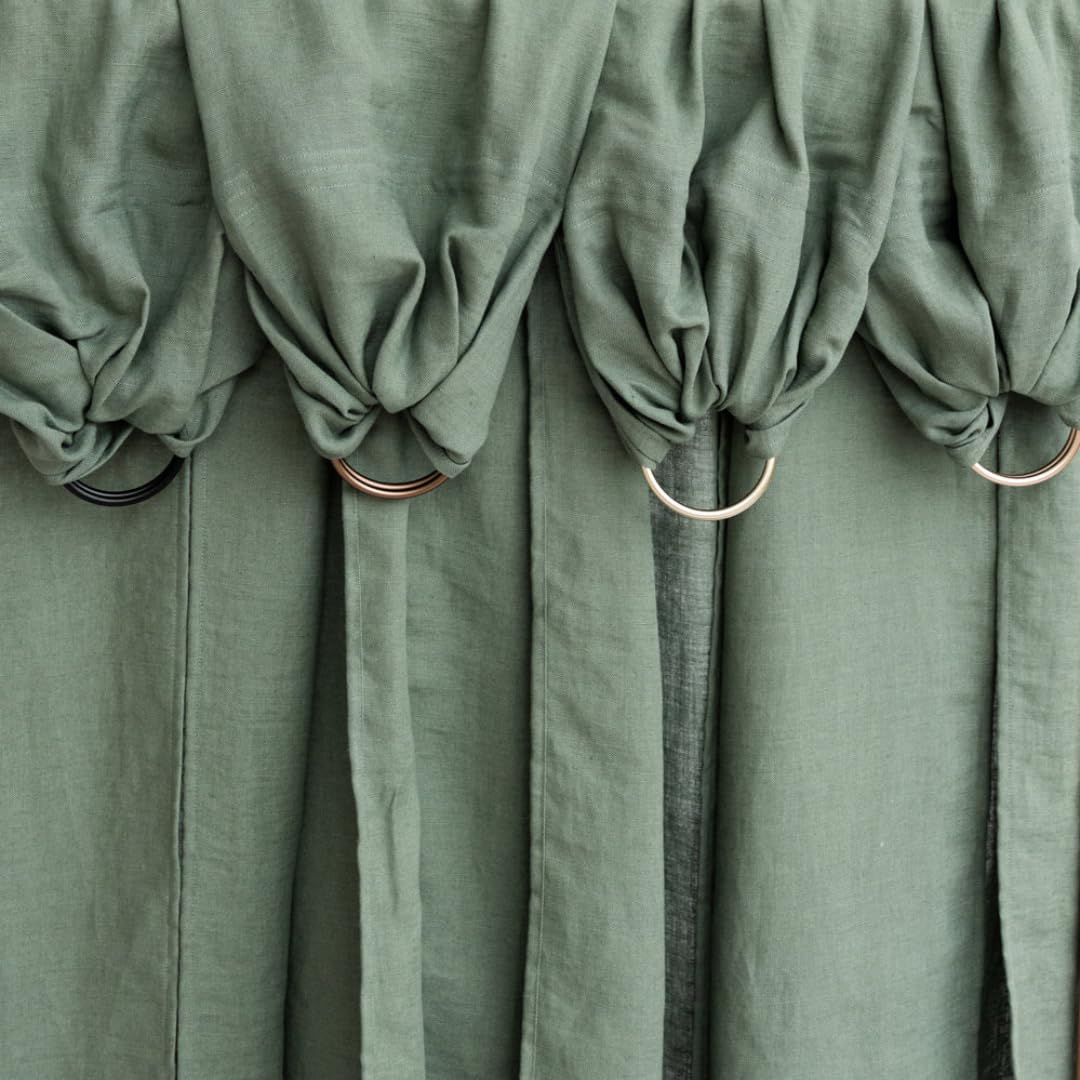 WildBird Ring Sling Baby Carrier for New Moms & Dads & Caregivers - Made from 100% European Linen - for Newborns to Toddlers Up to 35 lbs - Standard 74" Size (Acadian Fabric/Gold Ring)