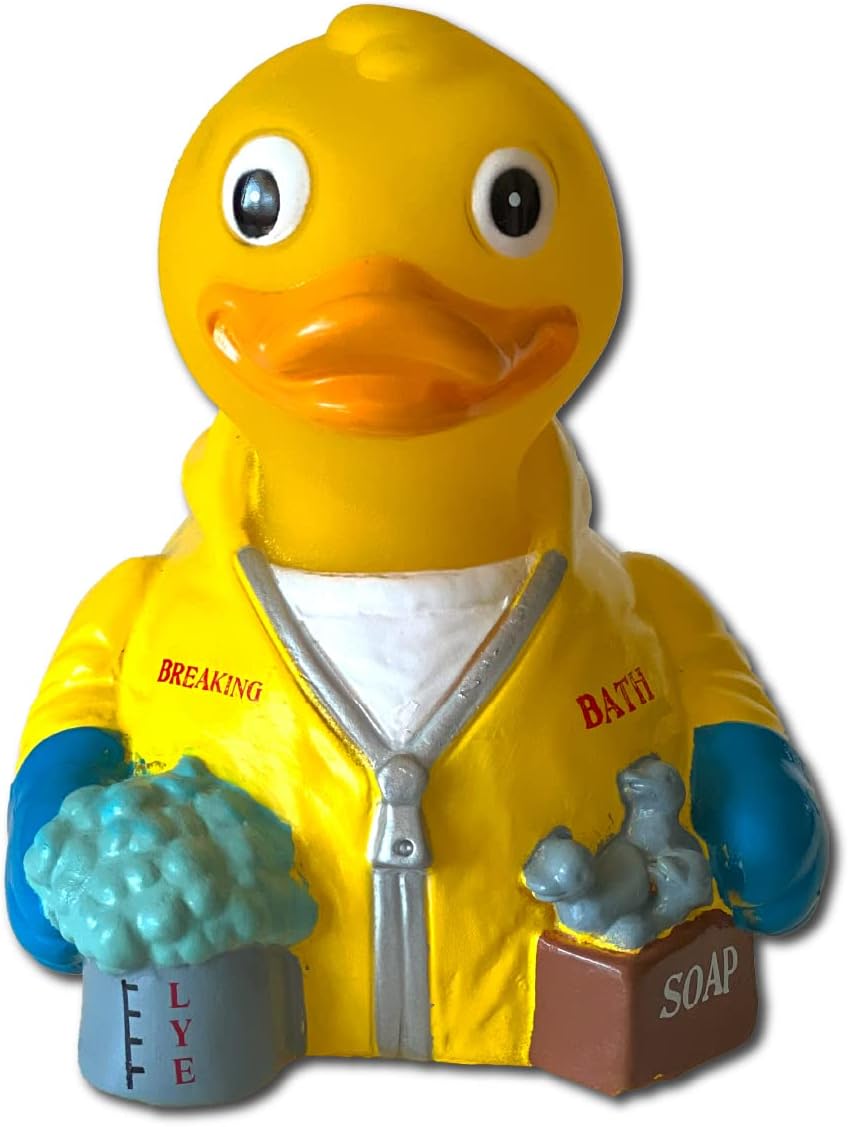 CelebriDucks - Breaking Bath - Floating Rubber Ducks - Collectible Bath Toy Gift for Kids & Adults of All Ages
