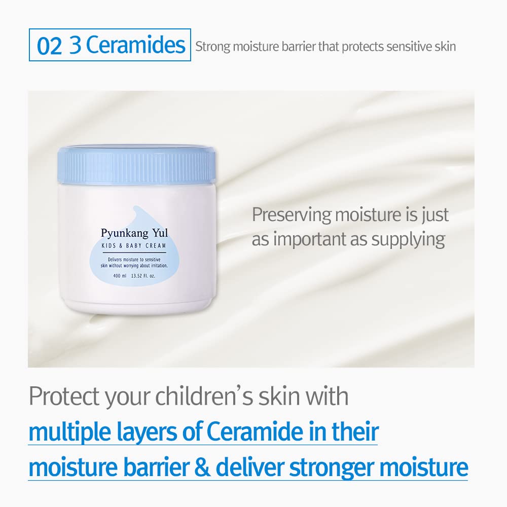 Pyunkang Yul PKY Kids & Baby Cream 400 milliliters (13.52 fluid ounces) / Moisturizer without worrying about irritation