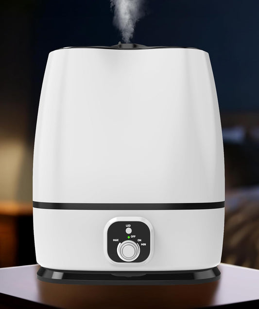 Everlasting Comfort 6L Humidifier Large Room, High Mist Output 50+ HR Runtime Ultrasonic Humidifiers for Bedroom, Easy to Use & Clean for Home, Baby Humidifier, Plants, Congestion, Indoor