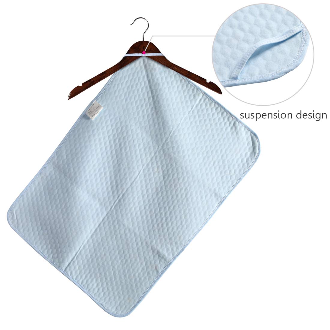 MBJERRY Waterproof Changing Pads Portable - Breathable Leak Proof Mattress Pad Protector Baby Changing Mat for Toddler, Kids Pack of 3 (XL (27.5 x 41.3 Inch))