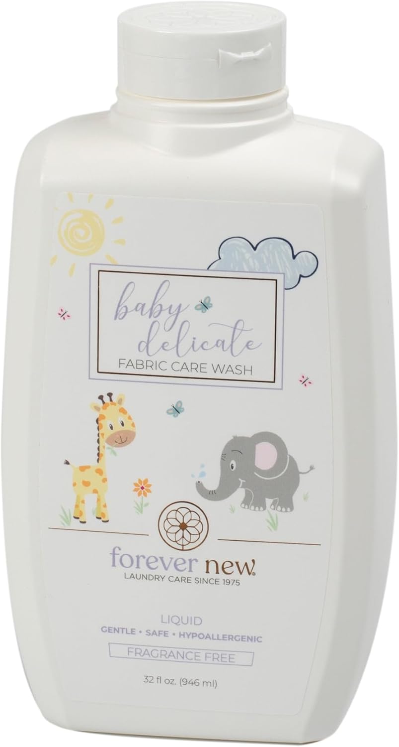 Forever New Baby Liquid Detergent – Fragrance Free, 32 fl oz.