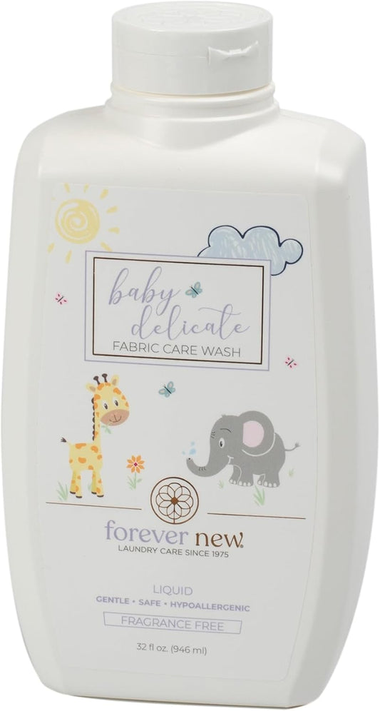 Forever New Baby Liquid Detergent – Fragrance Free, 32 fl oz.