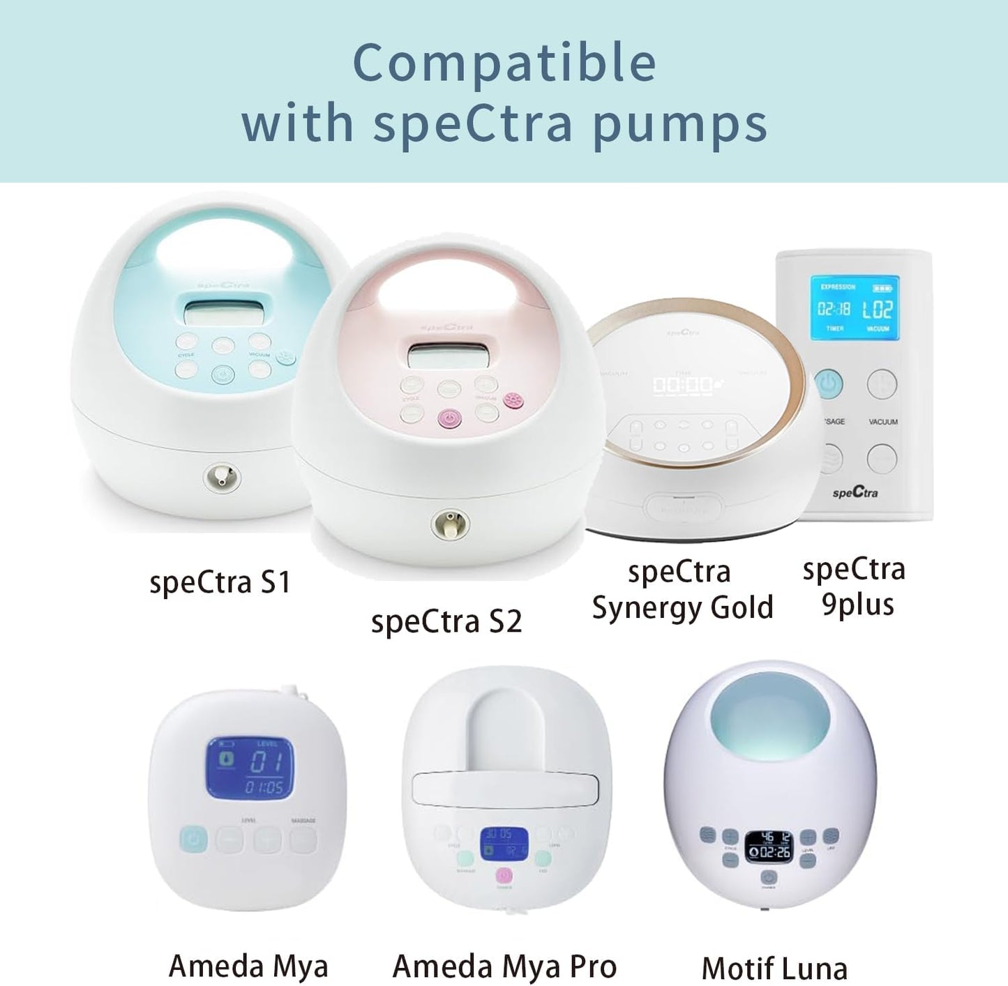 17mm Flange Compatible with Spectra S1 S2 9 Plus Synergy Gold Breastpump Replacement to Spectra Pump Parts and Flange; Not Original; Replaces Shield