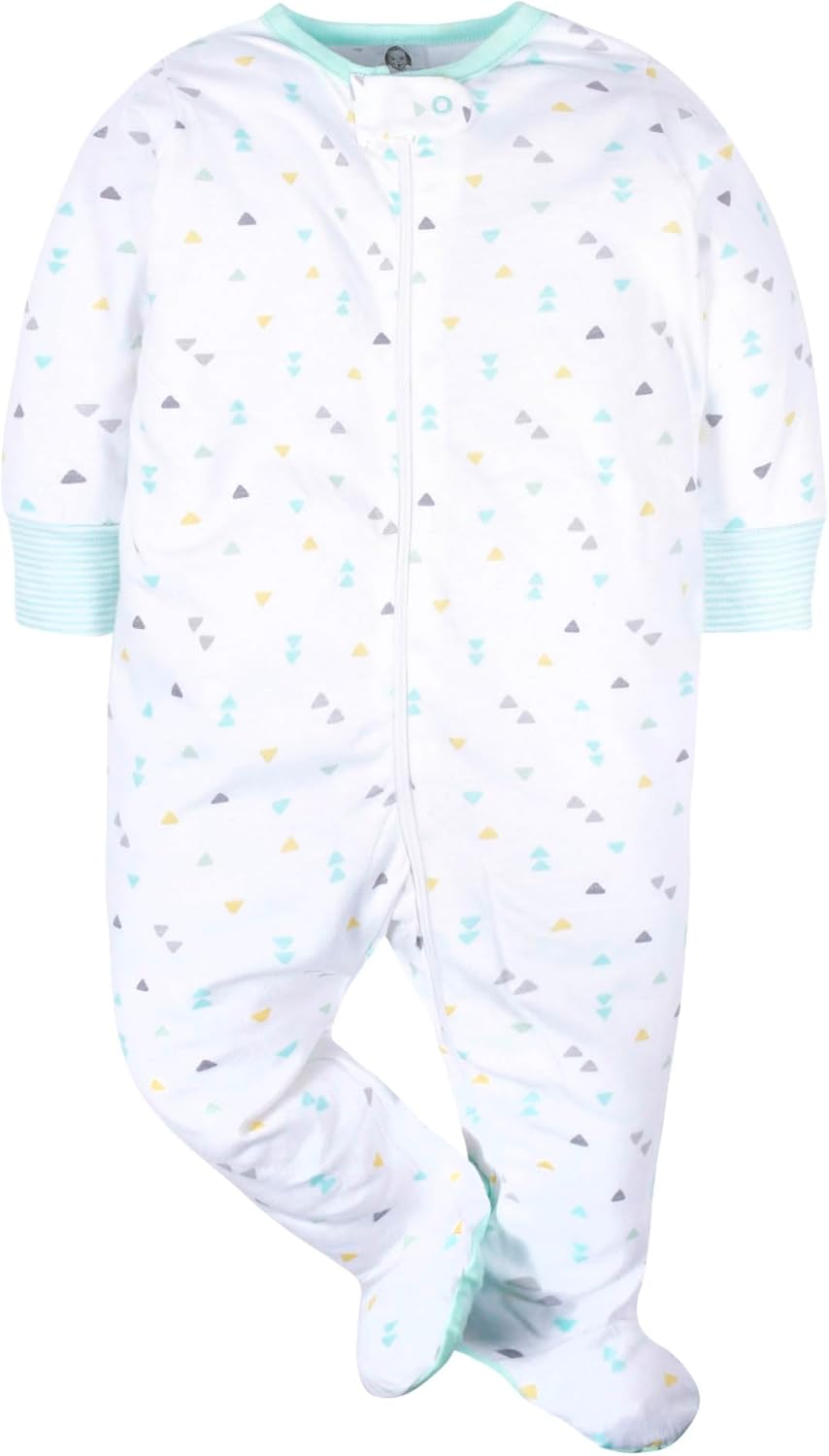 Gerber Baby Girls 4 Pack Sleep 'N Play Footie