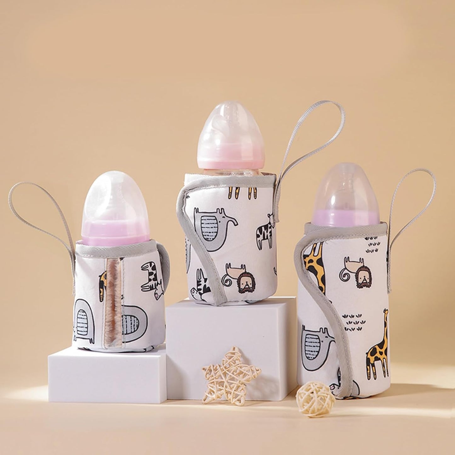 Baby Bottle Insulator Sleeve Baby Feeding Bottle Warm Covers Warm Keeping Covers Washable Milk Bottle Protector