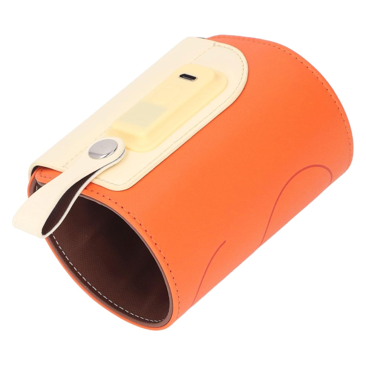 PU Material, 5 Temperature Settings, USB Powered Bottle Warmer for Travel, Long Lasting Warmth with LCD Display
