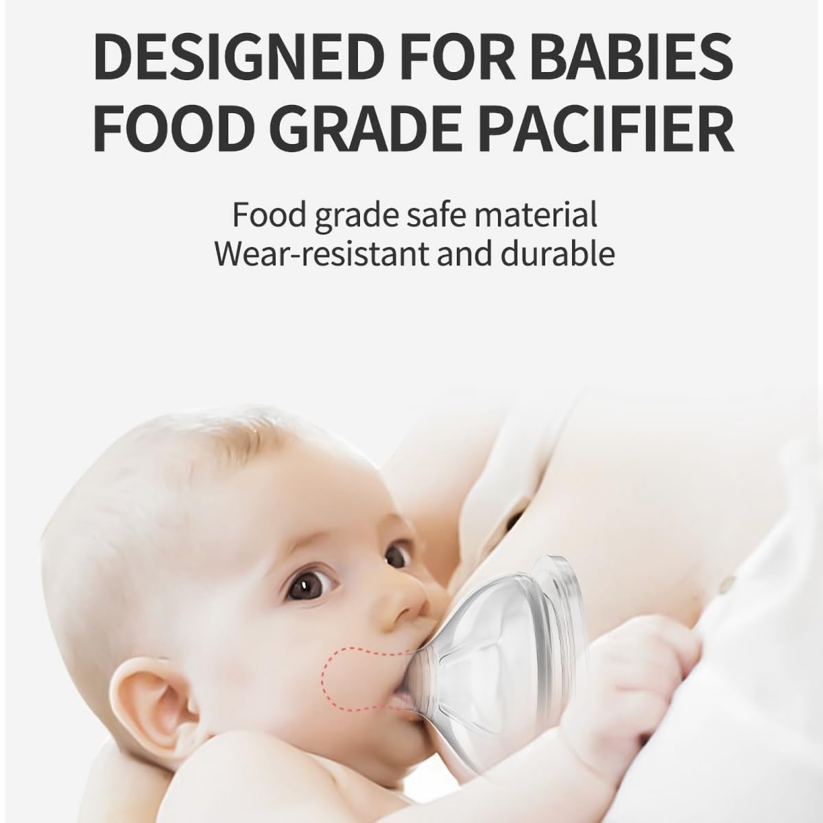 Baby Bottle Nipple, 100% Silicone,Replacement Baby Bottle Nipple for Babies, Newborn,Preemie 0-3 0-6 6-12 12+ Months