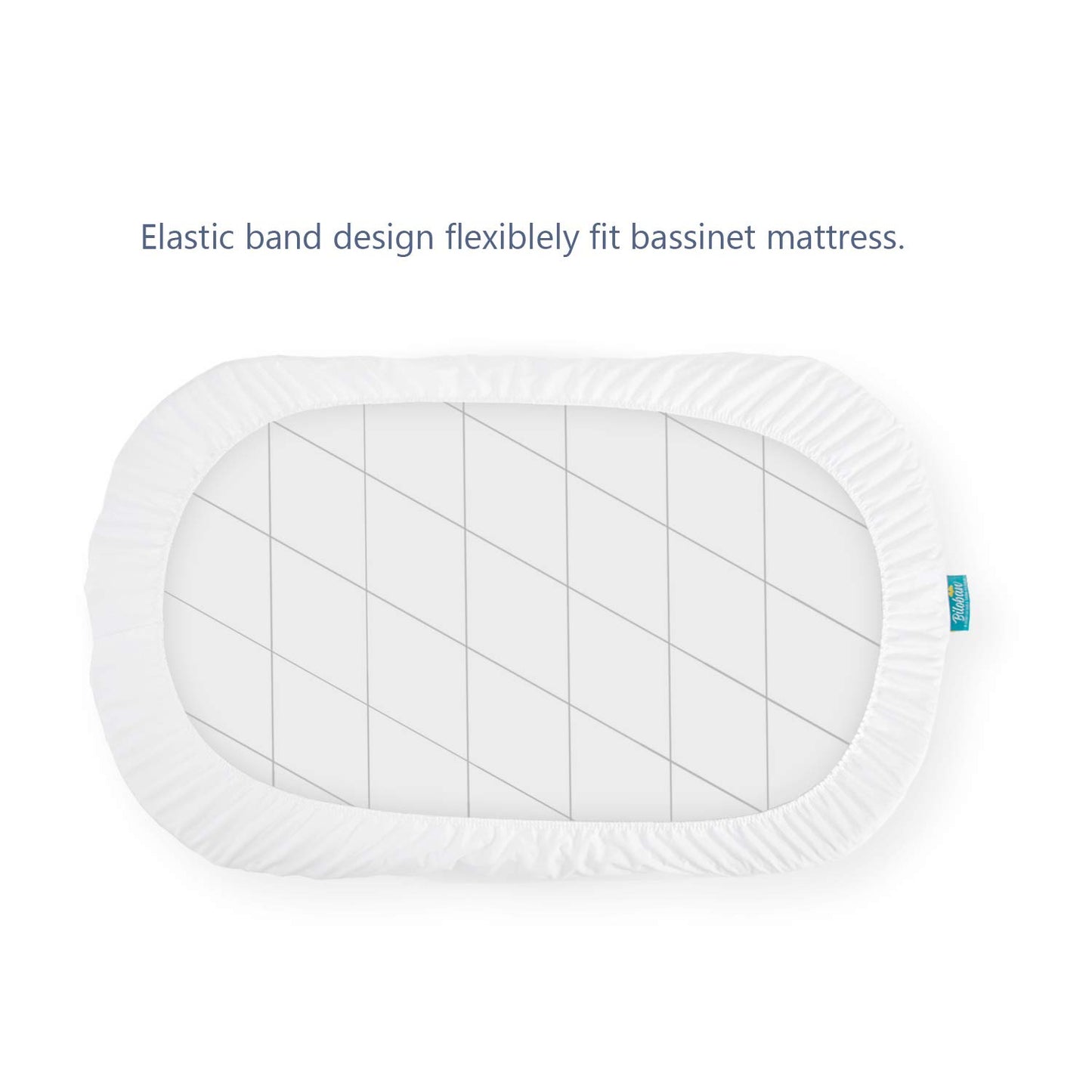 Bassinet Mattress Protector Fits 18" x 28" Munchkin Brica, 4moms Mamaroo and Pamo Babe 4 in 1 Portable Crib(not playard), Waterproof, Washer & Dryer