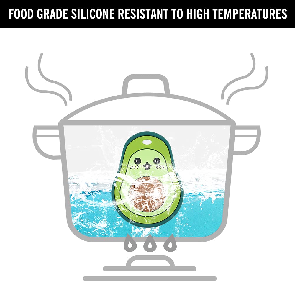 Baby Silicone Teether,Sensory Chew Toys,BPA Free Soft and Effective Infant Teething Pain Relief Toys,Freezer Safe,Food Grade Silicone,Best Shower Gift for Boys and Girls (Avocado)