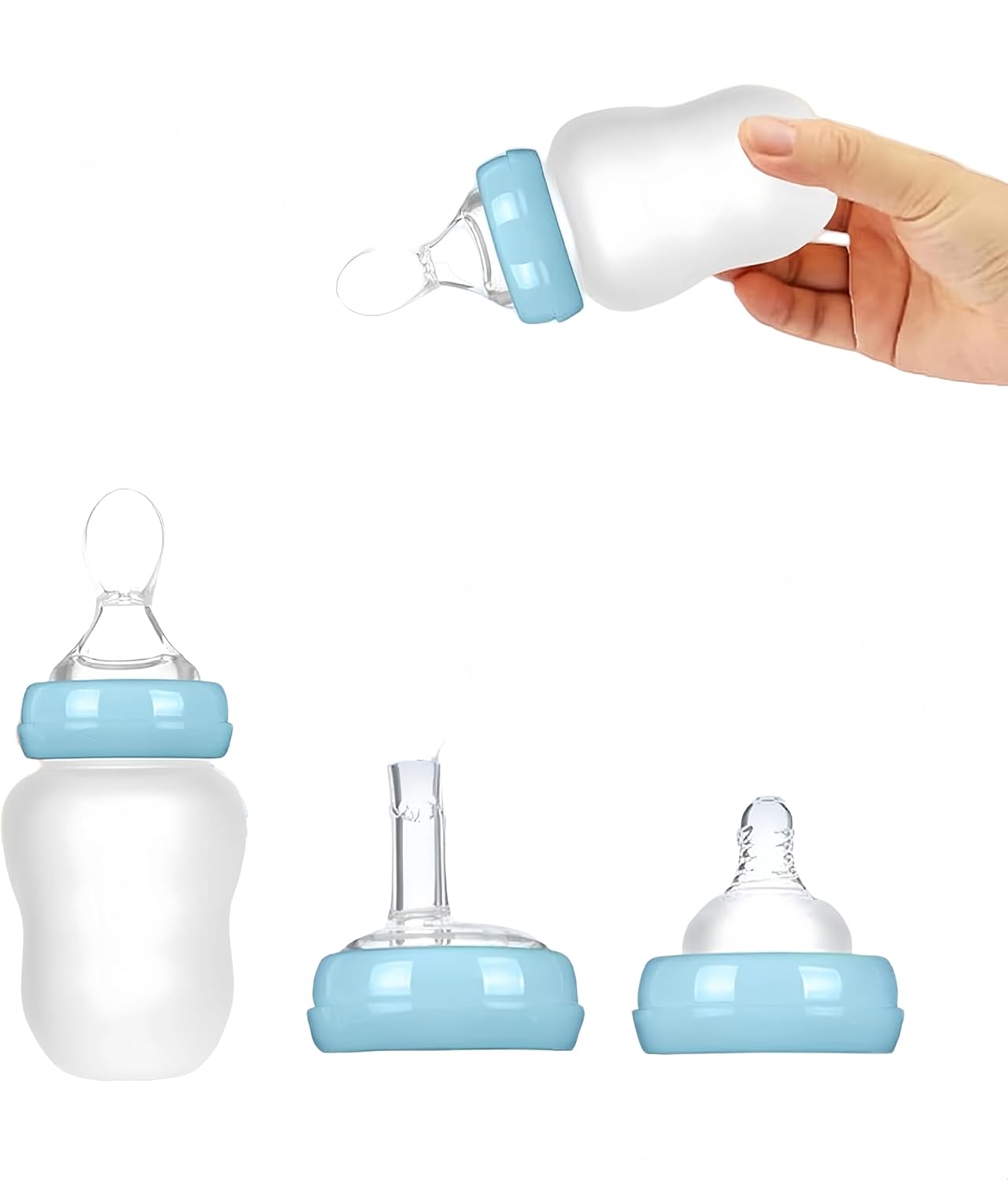 Adult Bottle,Drinking Aids Cup for Elderly,Safe Straws for Dysphagia,Anti-Choking Cup,Pregnancy Water Bottle,Parkinsons Aids for Living,Suitable for Disabled,Elderly,Postoperatively.(Blue)
