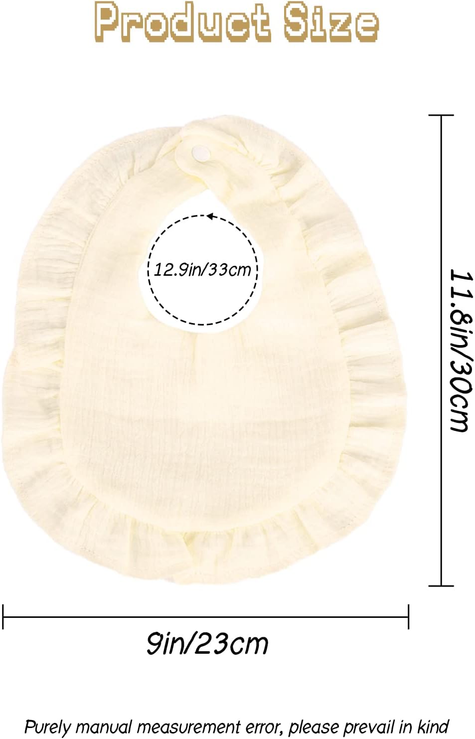 Baby Bibs Muslin Drool Teething Drooling Bibs for Baby Girl Boy Muslin Cotton