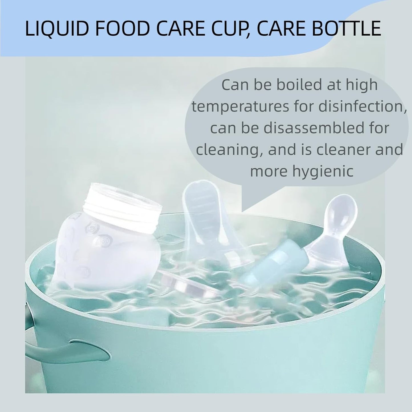 Adult Bottle,Drinking Aids Cup for Elderly,Safe Straws for Dysphagia,Anti-Choking Cup,Pregnancy Water Bottle,Parkinsons Aids for Living,Suitable for Disabled,Elderly,Postoperatively.(Blue)
