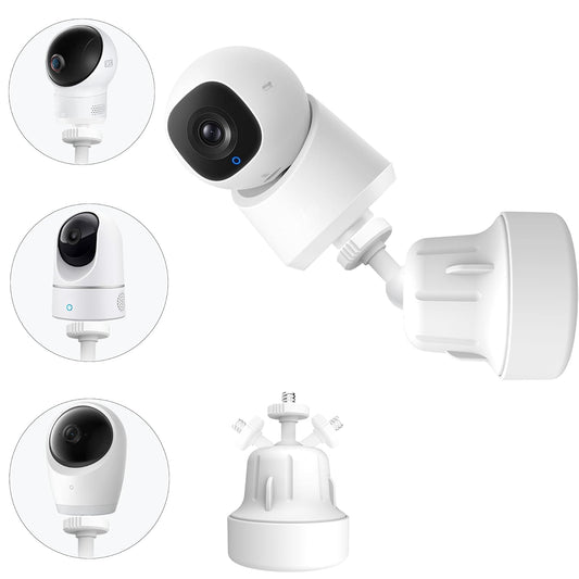 Adjustable Baby Monitor Wall Mount Stand Holder Compactible for eufy Security E30 / E21/ E110/ E20/ E21 / C220 / C2110 / T8417/ T8354/ T8300 /Baby Camera Flexible Clip clamp Mount Stand