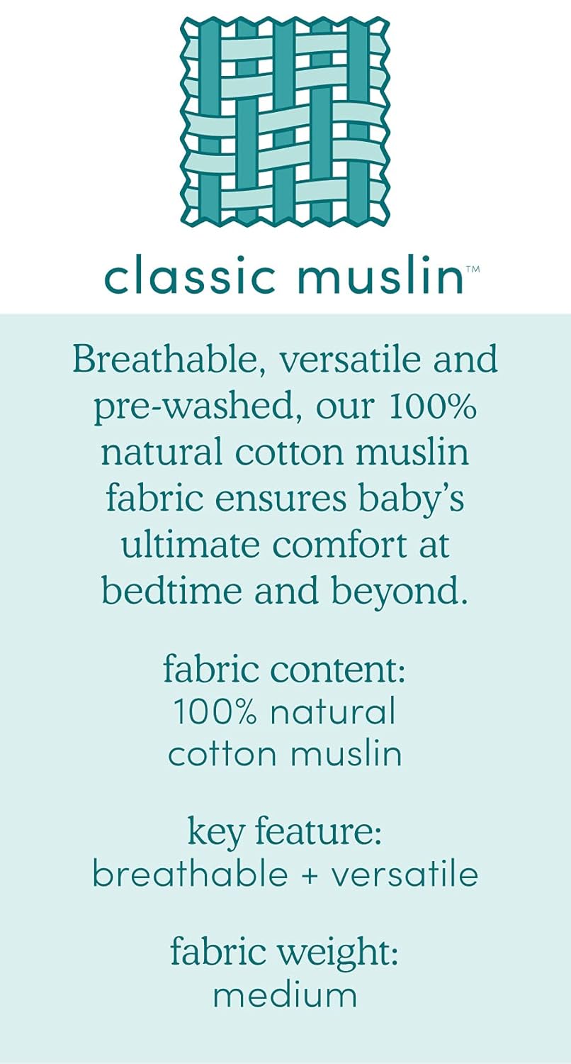 aden + anais Essentials Swaddle Blanket, Boutique Muslin Blankets for Girls & Boys, Baby Receiving Swaddles, Ideal Newborn & Infant Swaddling Set, Perfect Shower Gifts, 4 Pack, Piece of My Heart