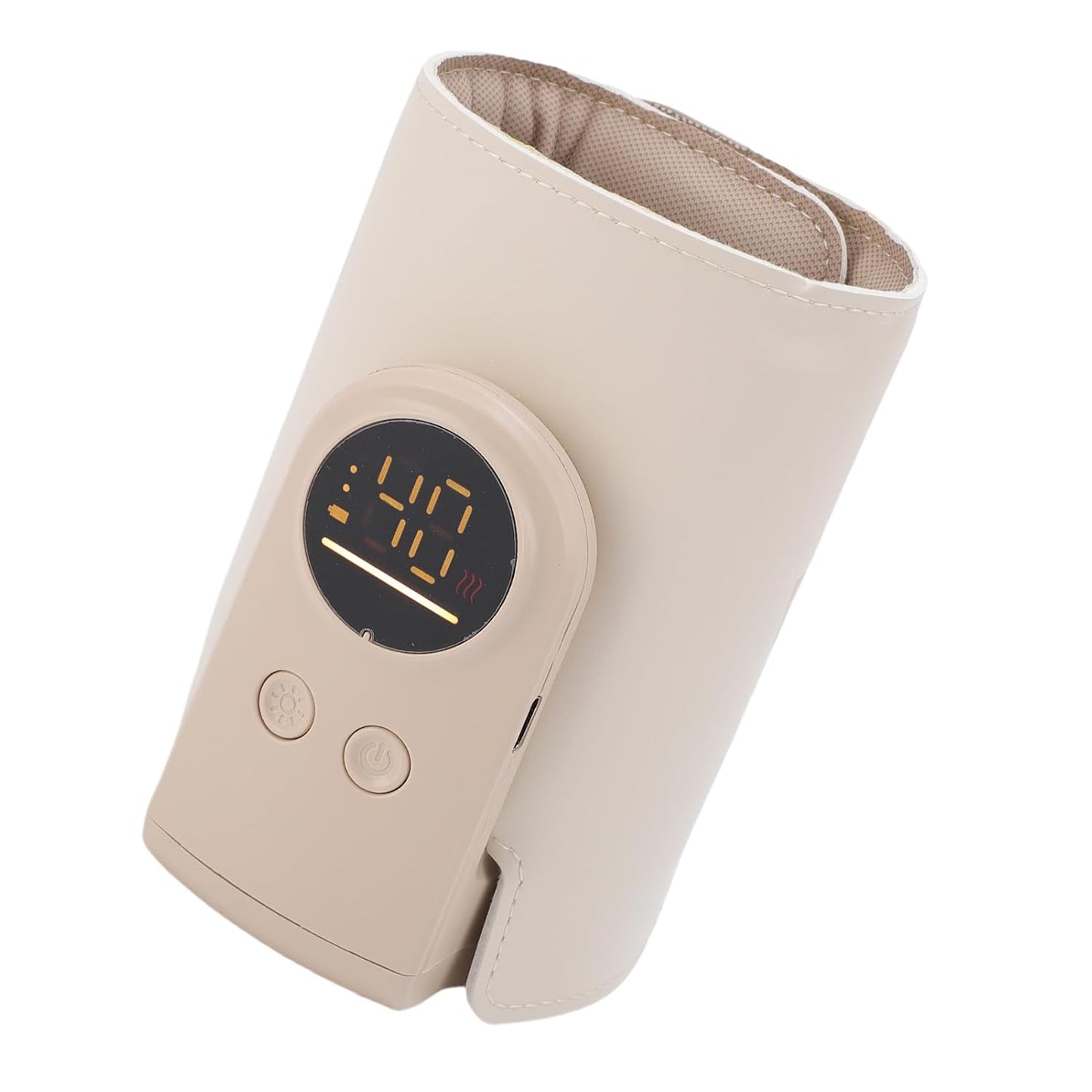 Baby Bottle Warmer, Portable Bottle Warmer with Smart Temperature Control & LED Display, Fast Heating & Constant Warming, Rechargeable Milk for Travel, Home