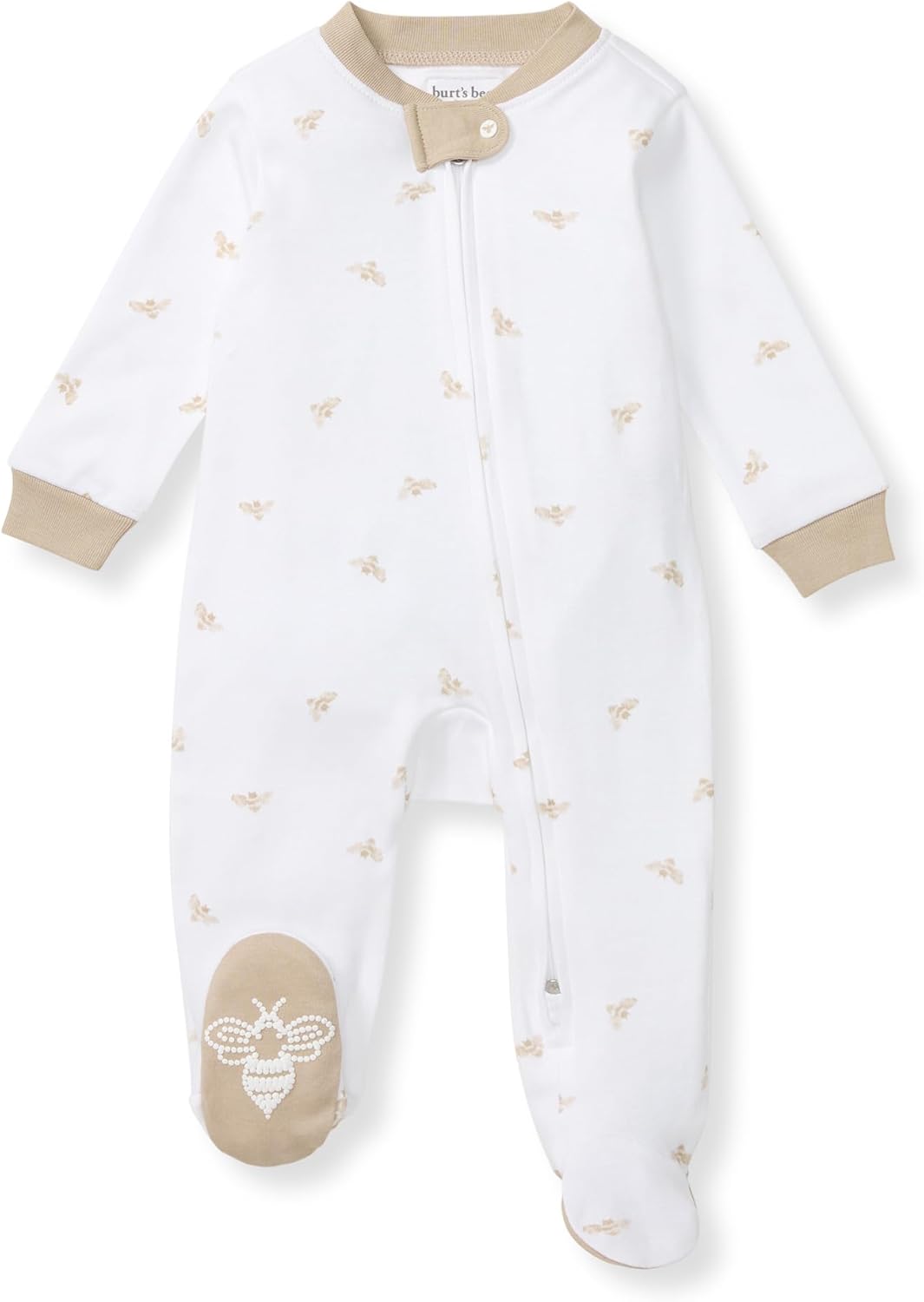 Burt’s Bees Baby Boys' One-Piece Sleep and Play 100% Organic Cotton PJs