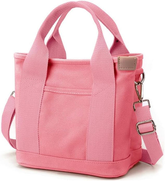 Small Tote Bag with Zipper Tote Bag for Women Canvas Crossbody Bag Shoulder Bag Satchel Hobo Bag Messenger Bag 2025