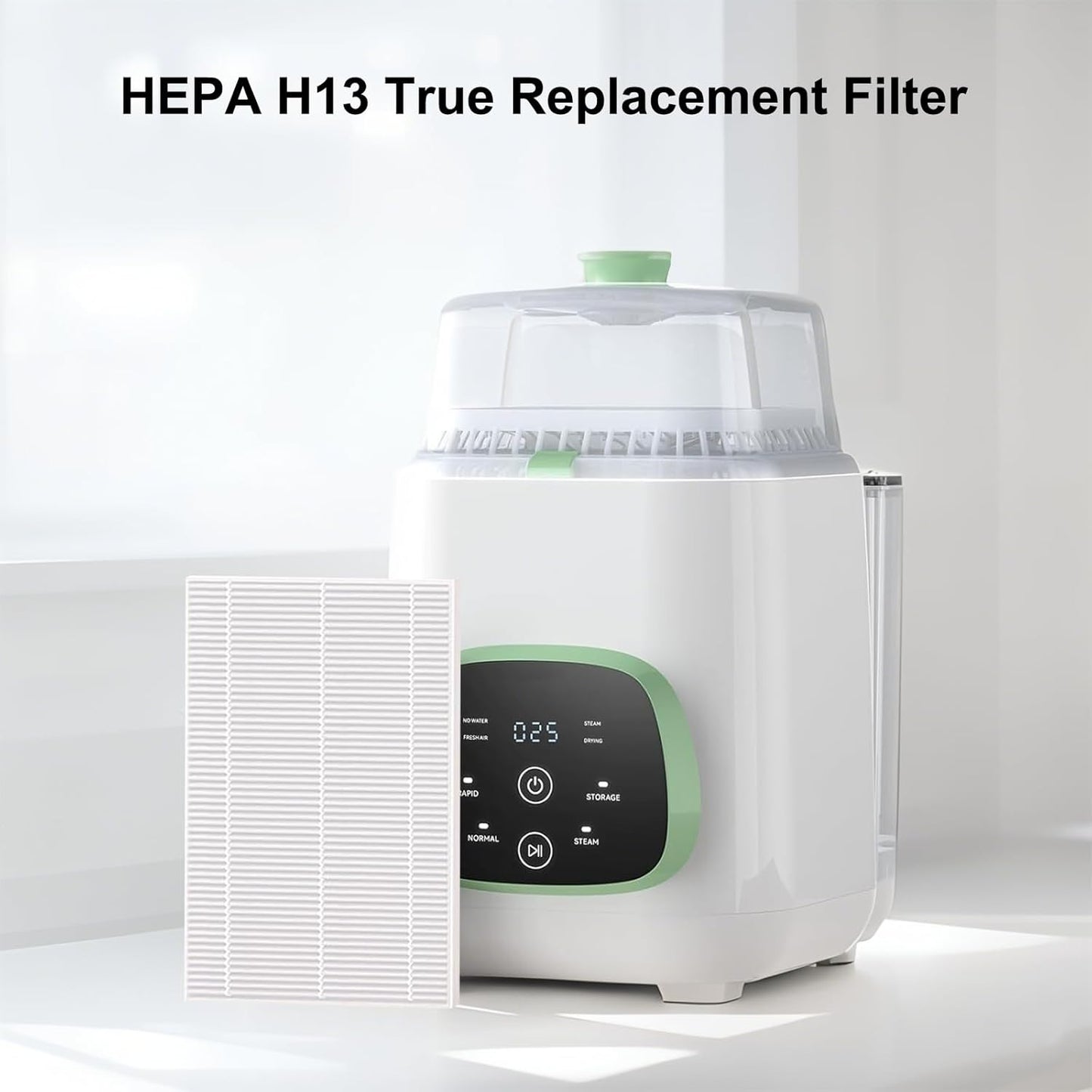 6 Pack HEPA H13 True Filter Replacement for Momcozy KleanPal Pro Baby Bottle Washer