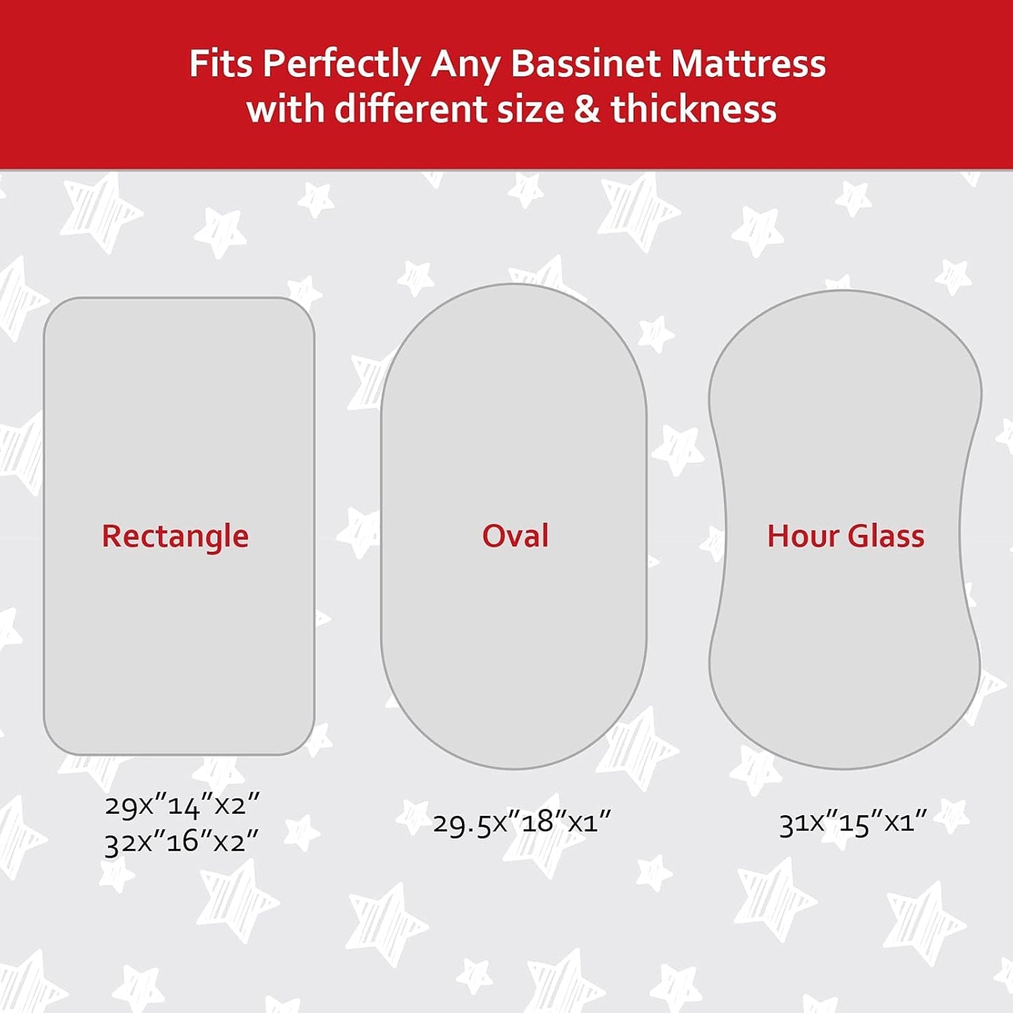 Halo Bassinet Swivel Sleeper Sheet, Waterproof 2 Pack, Universal Fit for Rectangle, Oval, Hourglass Bassinet Mattress