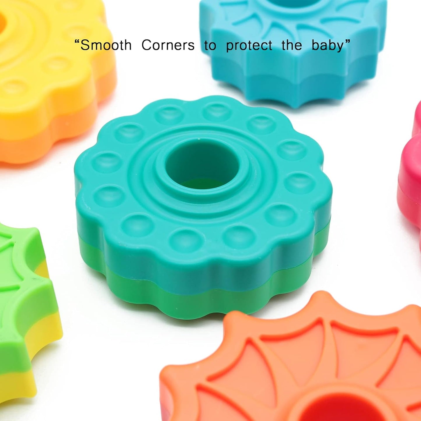 LBAIBB (1 PCS Spinning Stacking Toys,Spin Toy ABS Plastic and Color Rainbow Design,Focus on Children Educational and Interactive Learning's Stack Toys, Suitable for Gifts for Boys and Girls