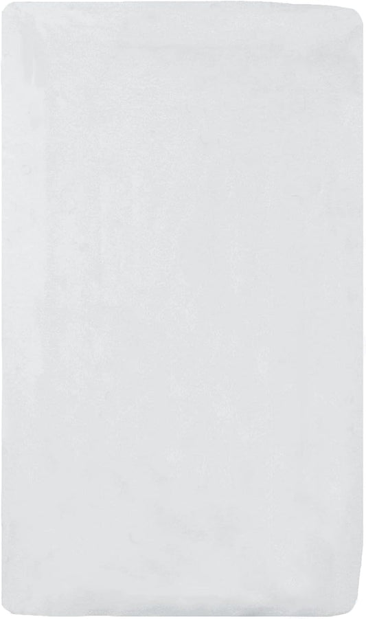American Baby Company 100% Natural Cotton Fitted Cradle/Bassinet Sheet 36" x 18" - Soft, Breathable & Hypoallergenic Bed Sheet, White, Neutral for Boys & Girls