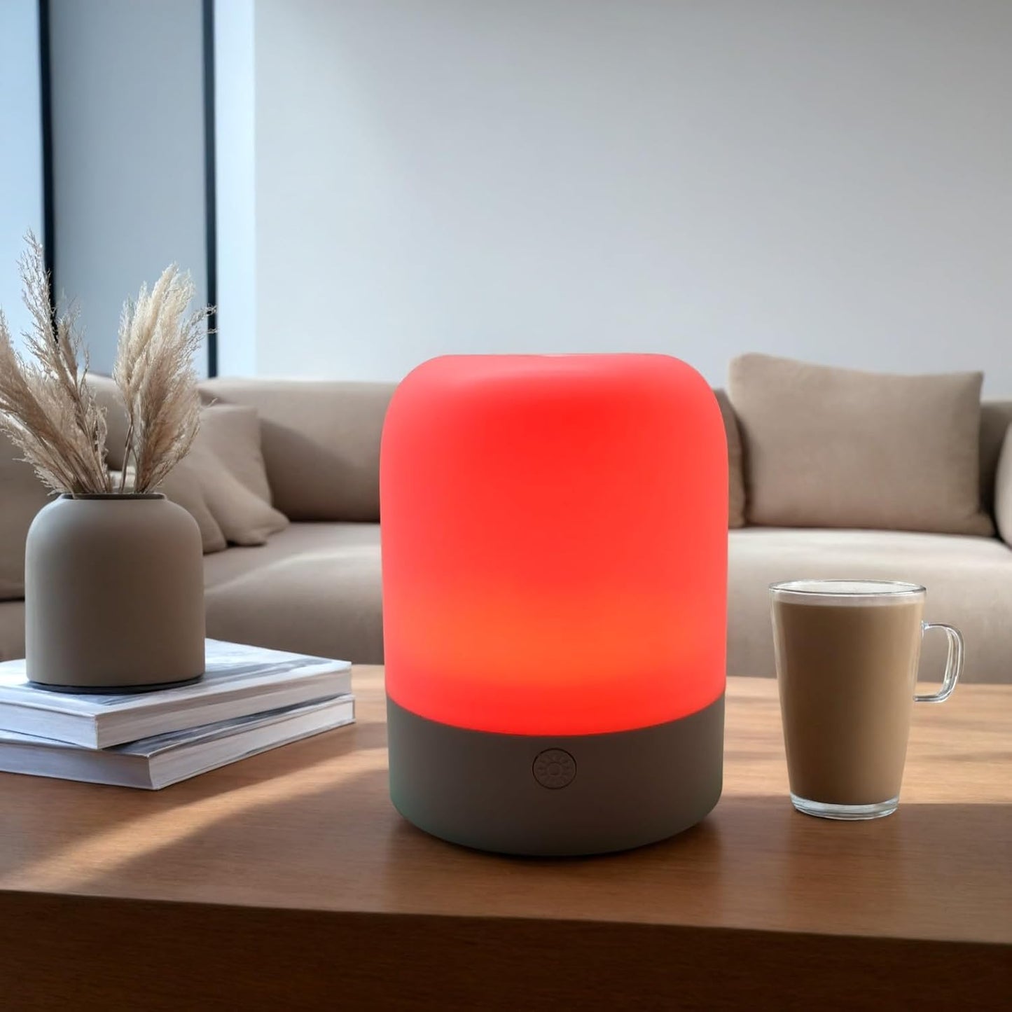 Night Light for Baby Nursery, 8 Colours Bedside Touch Sensor Night Lamps for Kids Breastfeeding and Sleep Aid, USB Rechargeable Nursery Lights8, Warm Light (Touch)