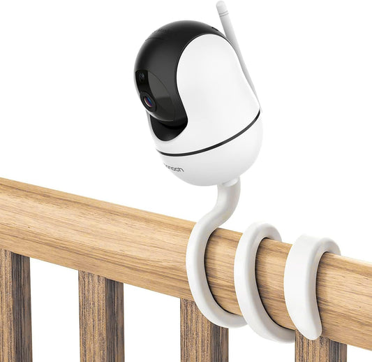 bonoch Baby Monitor Mount for BBM01/ BBM02/ BBM03/14 Crib Camera Holder Wall Mount Flexible Twist Versatile Without Wall Damage, Baby Camera Stand for Crib Nursery