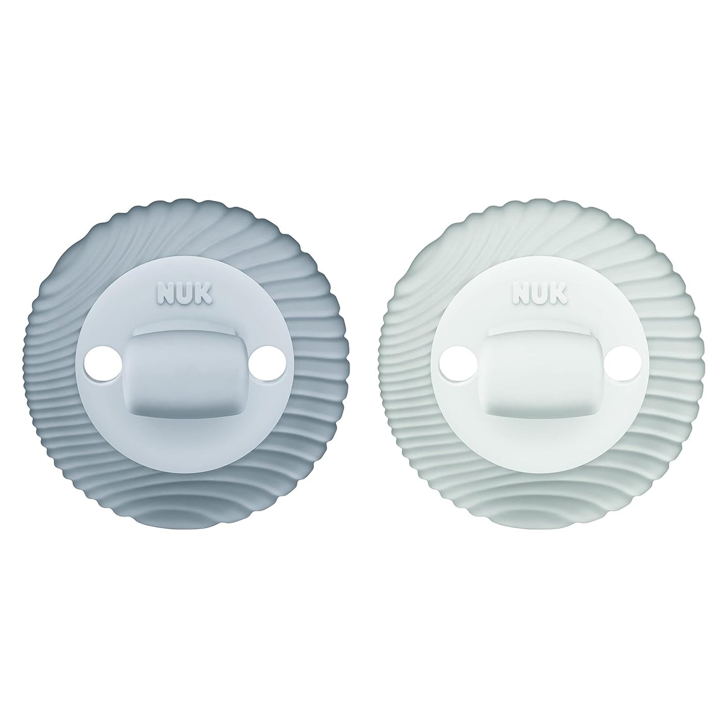 NUK for Nature Comfy Duet 100% Silicone Soother 2-in-1 Pacifier and Teether