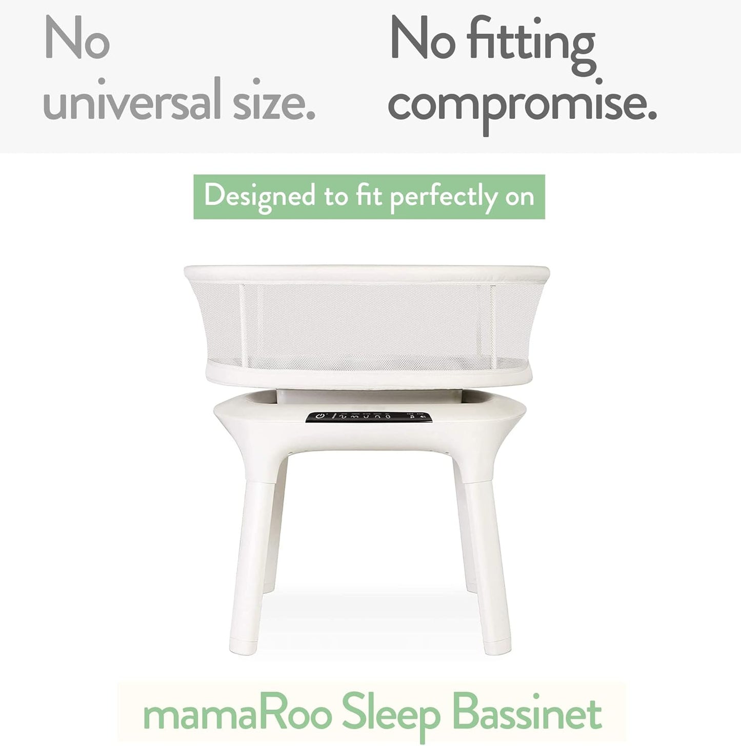 Bassinet Sheets Compatible with 4moms Mamaroo Sleep Bassinet - Fits 18 x 30 Inch Oval Bassinet Mattress – Snuggly Soft 100% Jersey Cotton – 2 Pack – Beige + Rusty Brown – 2 Pack