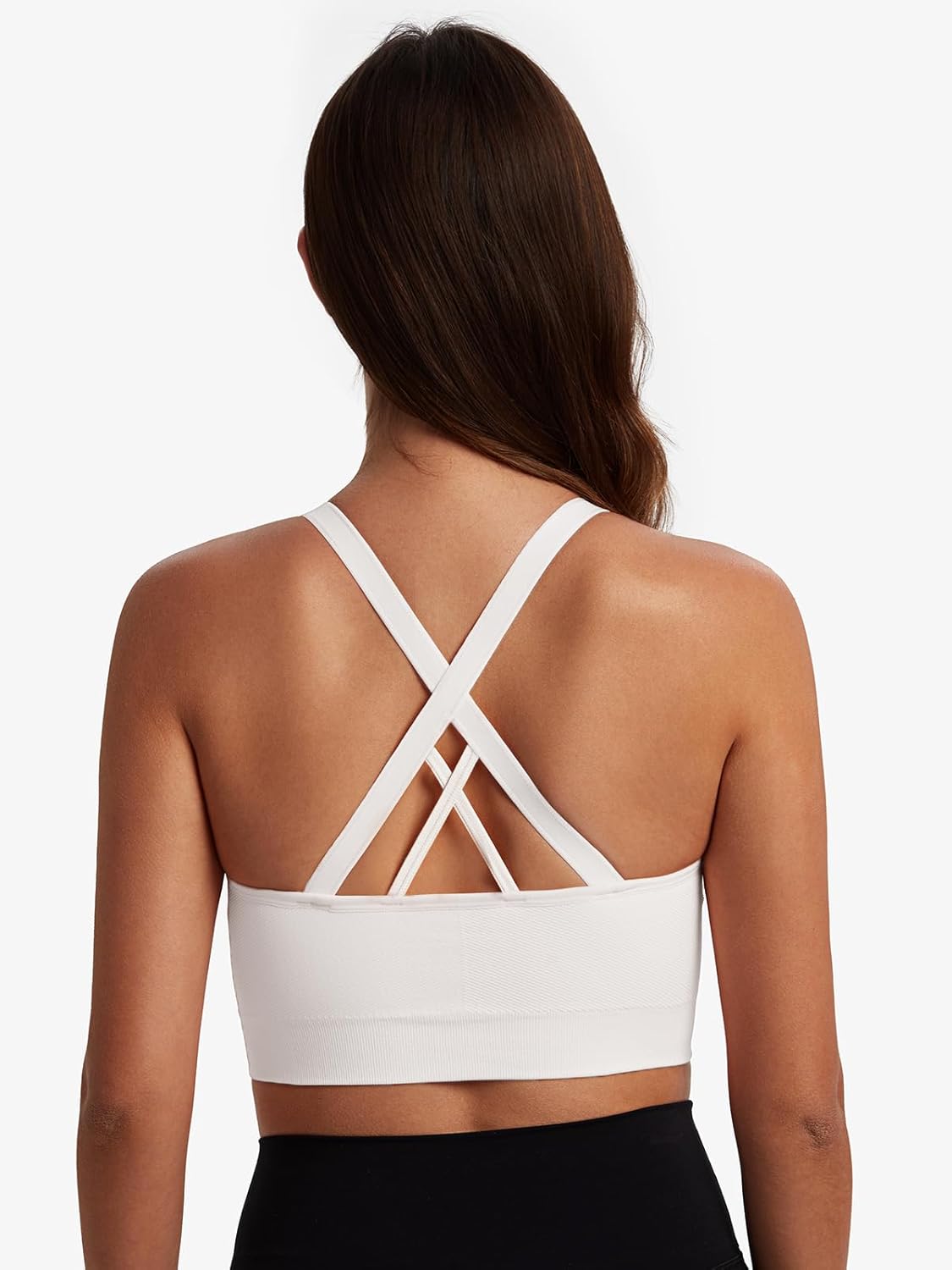 Angelhood Nursing Bras for Breastfeeding, Seamless Nursing Sports Bra Medium Impact Support Maternity Bras for Pregnancy