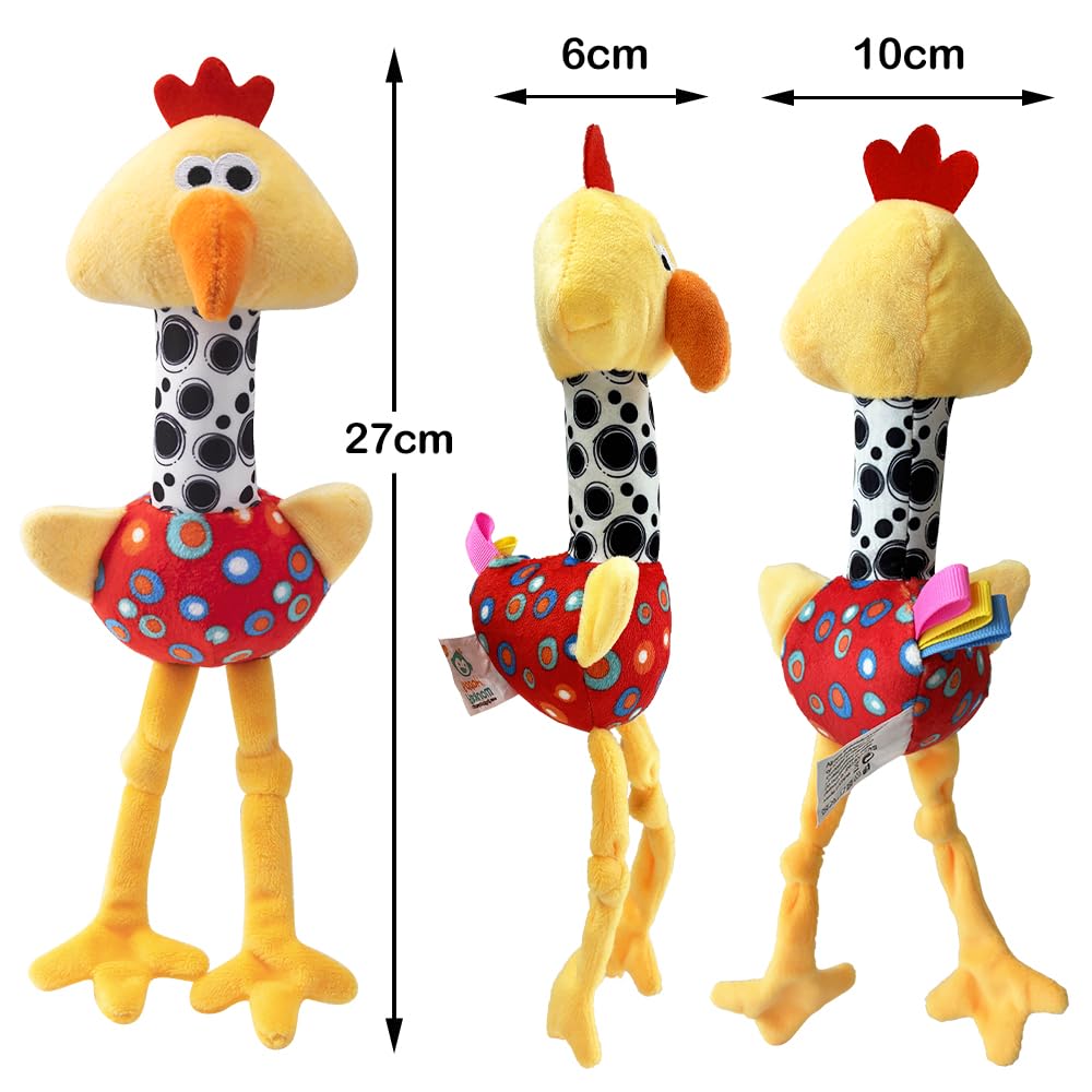 Baby Rattles for Babies 0-6 Months,Infant Developmental Hand Grip Baby Toys,Infant Girl Boy Toys for Babies 0-12 Months,Newborn Baby Sensory Learning Toys for 0-3-6-9-12 Months Birthday Gifts