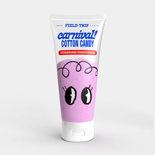 Field Trip Kids Carnival - Cotton Candy Scent - Hair Care for Kids - Tear Free - Leaves Hair Soft & Tangle-Free With Chamomile, Lavender, & Aloe (8.4 ounce, Cotton Candy Conditioner)