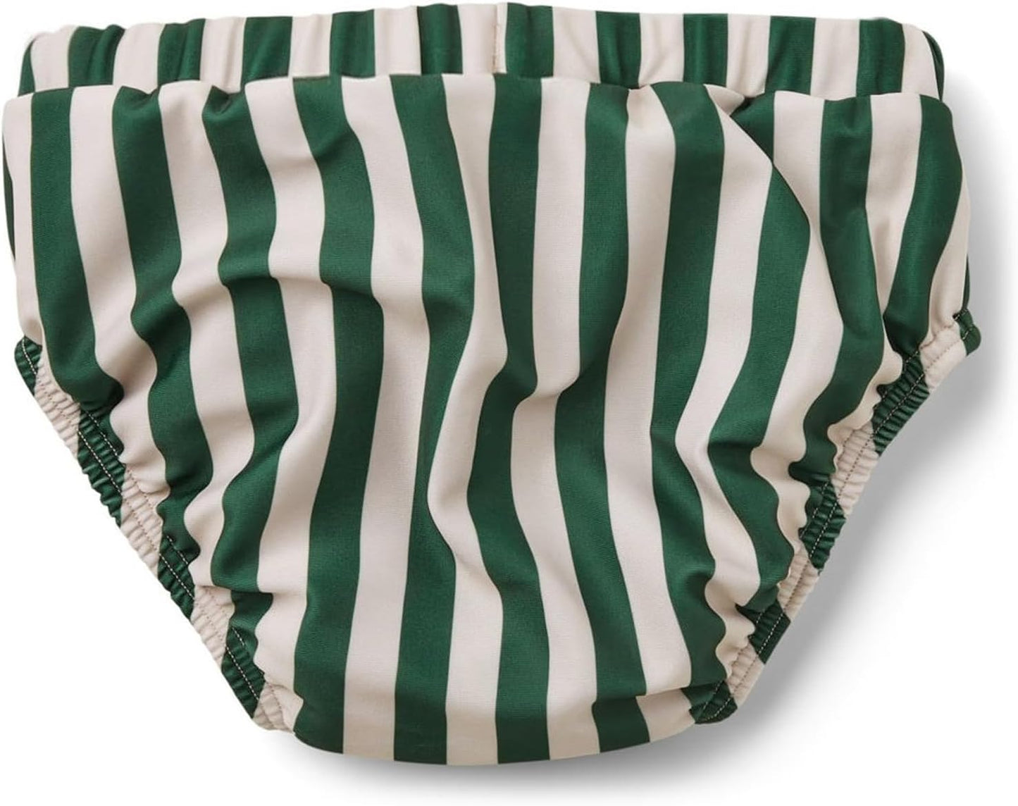 Infant Baby Boys Swim Diapers Washable Reusable Swimming Diaper Waterproof Swim Pant Green Striped Swimsuit 6-9 Months