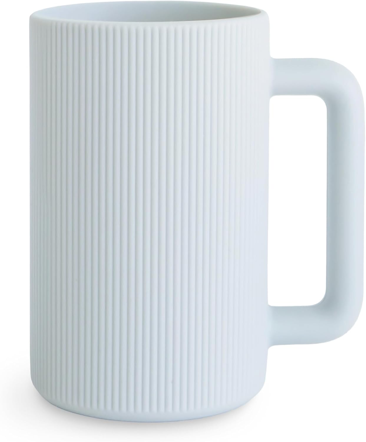 mushie Baby Bath Rinse Cup | 100% Food Grade Silicone | Shampoo & Body Washing Rinser Cup for Kids (Periwinkle)