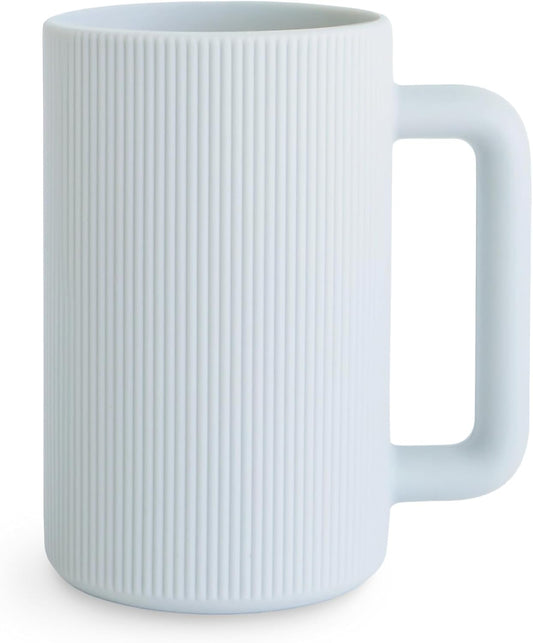 mushie Baby Bath Rinse Cup | 100% Food Grade Silicone | Shampoo & Body Washing Rinser Cup for Kids (Periwinkle)