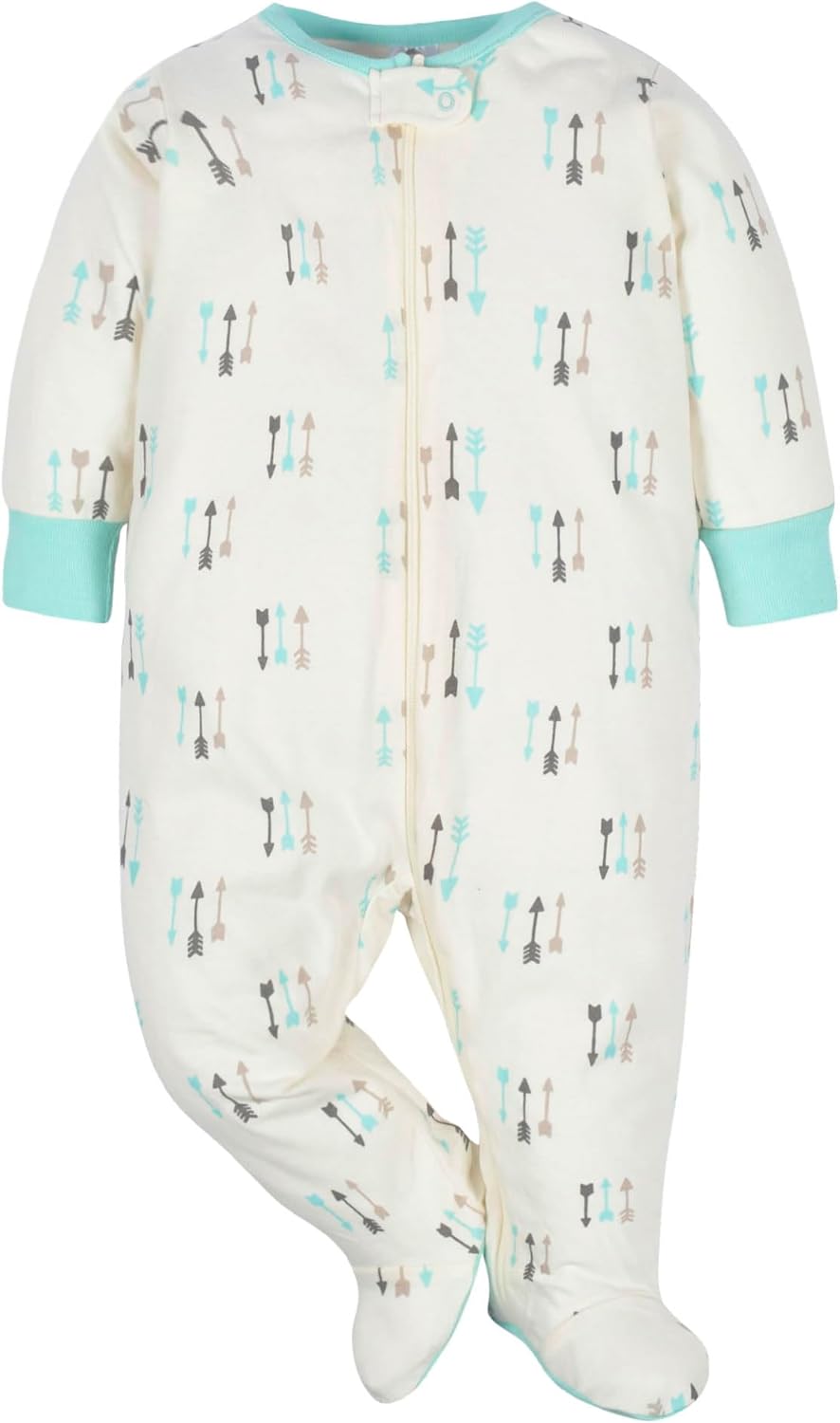 Gerber Baby Boys 4 Pack Sleep 'N Play Footie