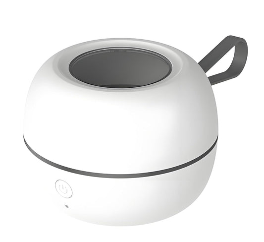 PandaEar Portable UV Pacifier Sanitizer, USB Rechargeable Mini Sanitizer Case, 99.9% Cleaned in 3 Minutes, Portable Baby Pacifier Cleaner for Travel and Home Use