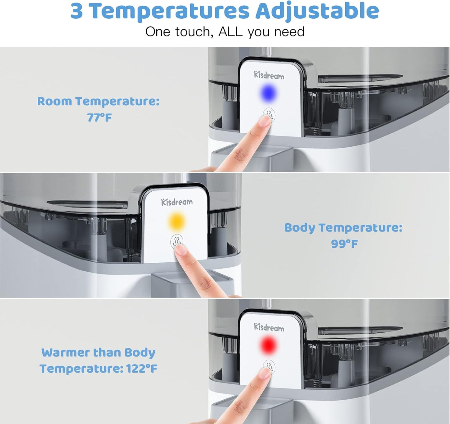 Water Warmer Instant Warmer Baby Bottle Warmer: Baby Formula Maker with Night Light 3 Mode & 24H Smart Thermostat Instantly Dispenses Water Warmer at Perfect Temperature Large Capacity No More Waiting