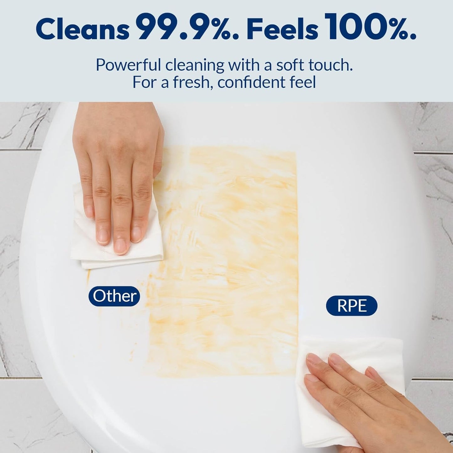 Flushable Wet Wipes - 6 Portable Travel Size Packs (60 Ct) - Unscented Extra-Large Body & Hand Tissue with Vitamin E & Aloe - For Adults, Kids & Children - Perfect for On-the-Go & Outdoor Use