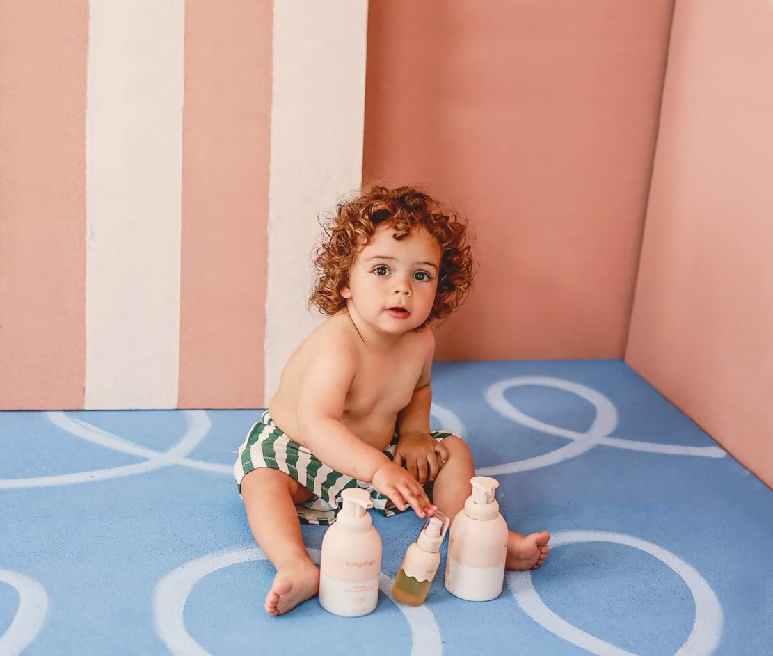 Babyology Organic Baby Lotion - 100% Edible Ingredients - The Safest All Natural Baby Moisturizer for Newborn Dry and Sensitive Skin - Non toxic - Eczema (Varying Packs)