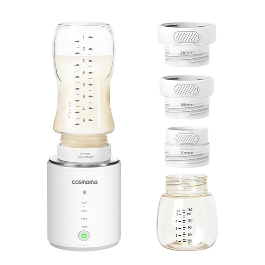 Portable Bottle Warmer for Travel, Comes with A Feeding Bottle,Warmer with Fast Heating, Safety Material Baby Bottle Warmer, Rechargeable Bottle Warmer for Breastmilk